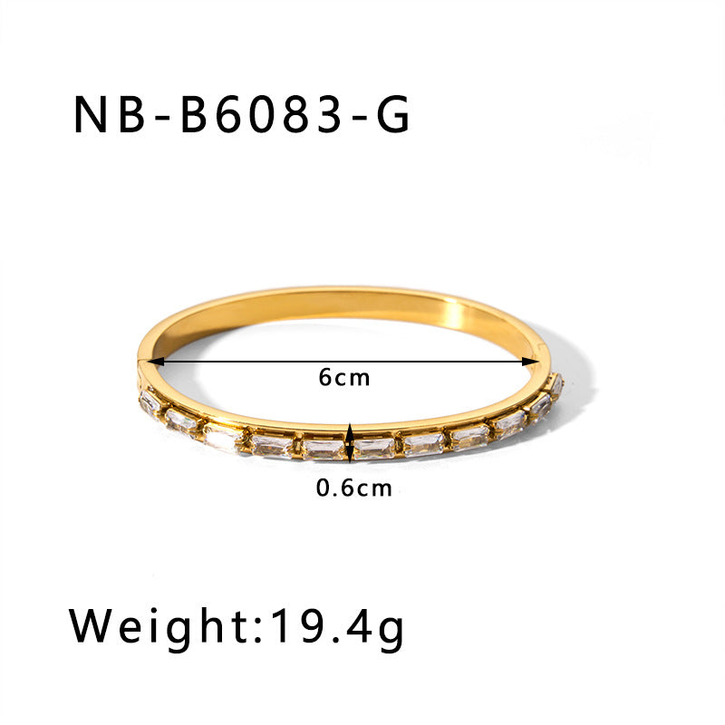 True gold electroplated color-keeping jewelry bracelet
