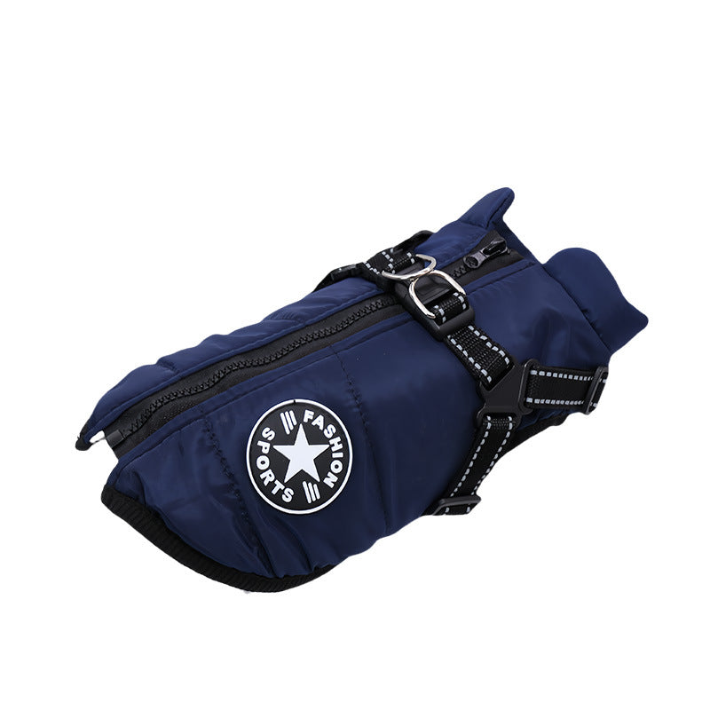 Dog Winter Cotton Clothes Waterproof Reflective Pet Apparel