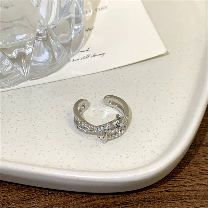 Adjustable Star Open Ring Set
