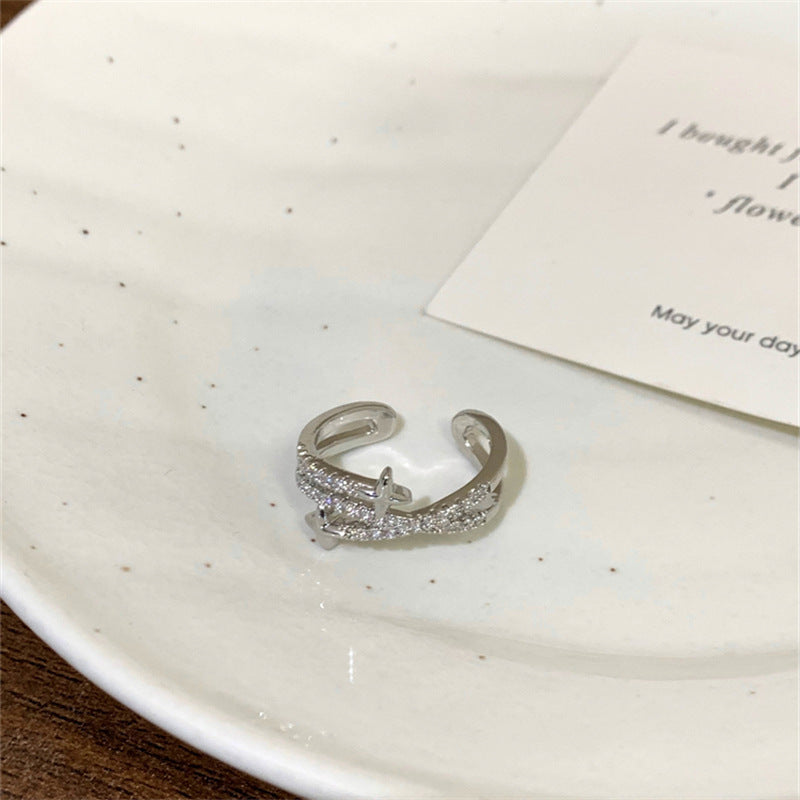 Adjustable Star Open Ring Set