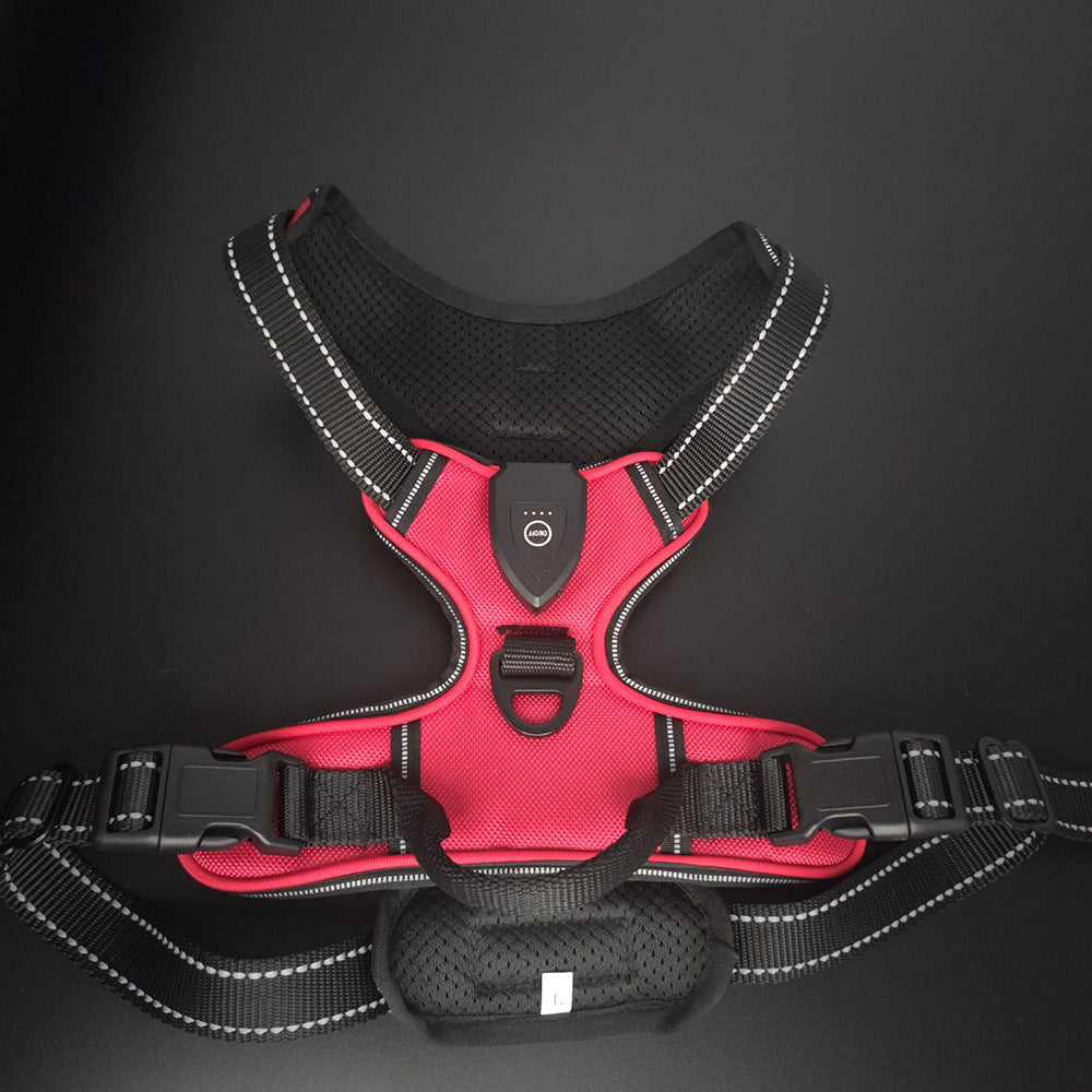 Luminous Reflective Dog Harness