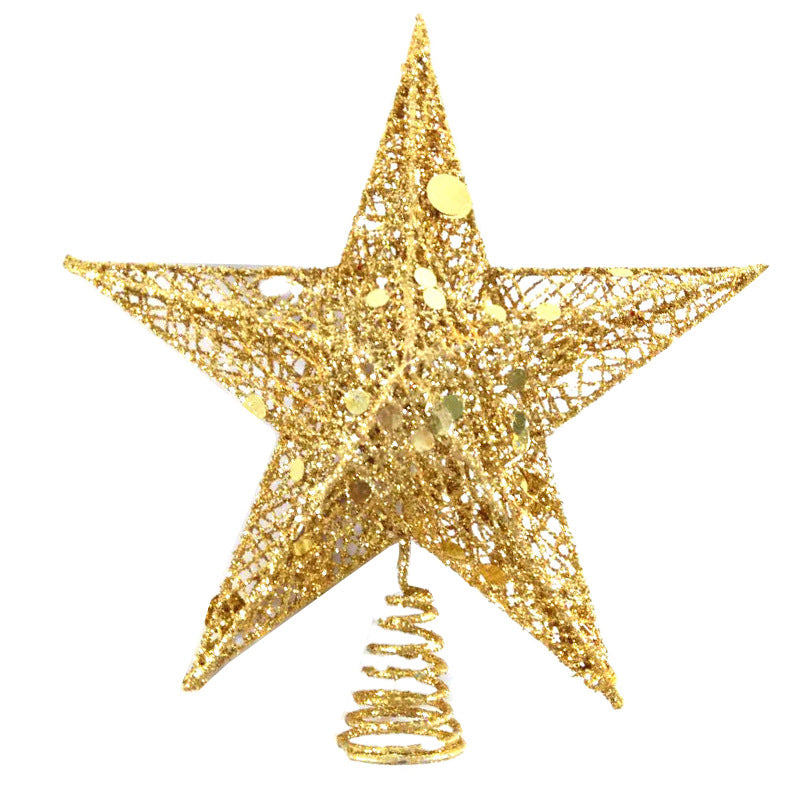 Golden Christmas Tree Topper Star